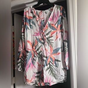NWT Hurley hooded beach coverup